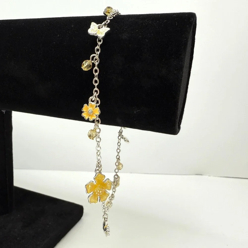 Ankle Bracelet dangling flower